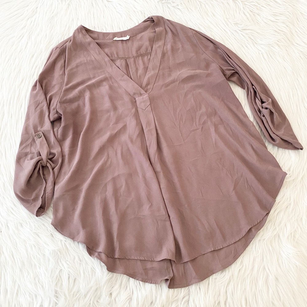 Lush Mauve Blouse